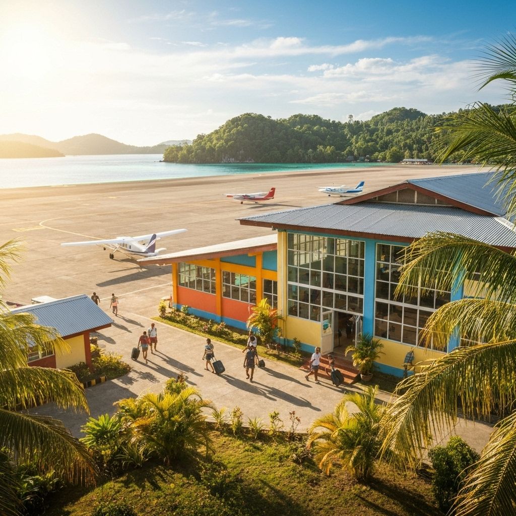 Francisco B. Reyes Airport in Busuanga, Coron