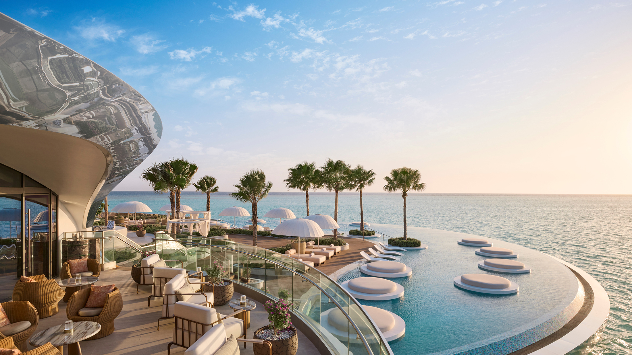 Futuristic villas on Shebara Island